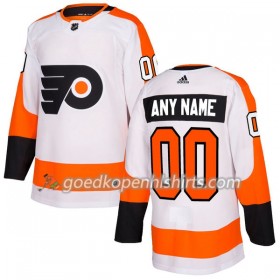 Philadelphia Flyers Custom Adidas 2017-2018 Wit Authentic Shirt - Mannen